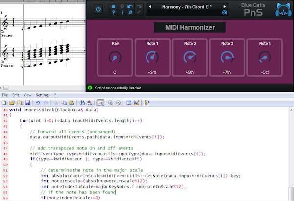 Blue Cat Audio「Blue Cat's Plug'n Script」DAW上でエフェクトも音源も自作できる!スクリプトでオーディオ/MIDI処理を自由に構築できる革新的プラグイン環境|DTMプラグインセール