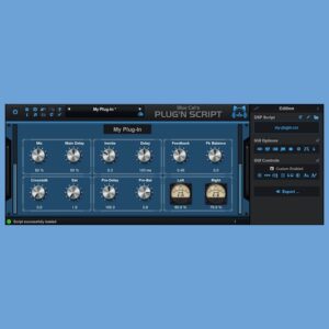 Blue Cat Audio「Blue Cat's Plug'n Script」DAW上でエフェクトも音源も自作できる！スクリプトでオーディオ／MIDI処理を自由に構築できる革新的プラグイン環境｜DTMプラグインセール