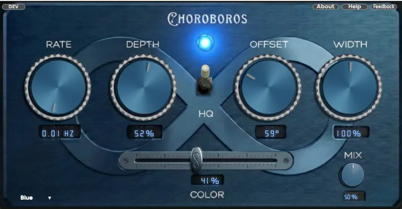 Kaizen DSP「Choroboros」5つのカラーエンジンと10種類のアルゴリズムを搭載！クラシックから実験的サウンドまで網羅するマルチエンジン・コーラスプラグイン｜DTMプラグインセール