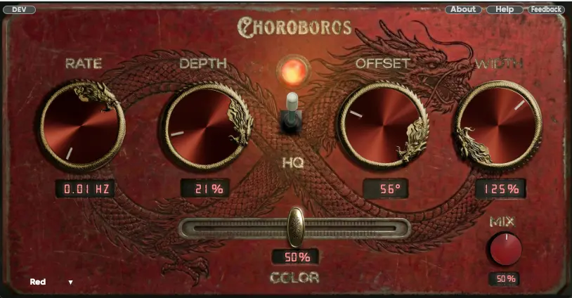 Kaizen DSP「Choroboros」5つのカラーエンジンと10種類のアルゴリズムを搭載！クラシックから実験的サウンドまで網羅するマルチエンジン・コーラスプラグイン｜DTMプラグインセール