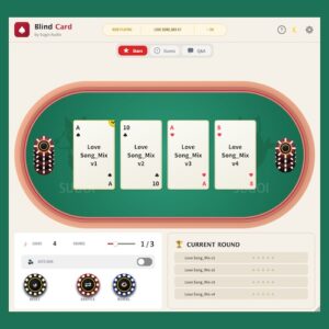 Sugoi Audio「Blind Card」コンプレッサーやミックスの違いは聴き分けられる？先入観を排除して音だけで判断できる無料ブラインドテストプラグイン｜DTMプラグインセール