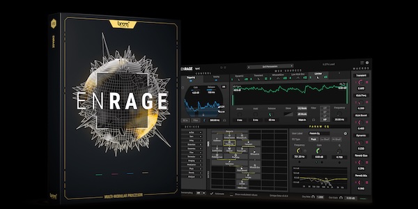 BOOM「ENRAGE」50種類以上のデバイスと12のモジュレーションを搭載！音を自在に再構築できるモジュラー型マルチエフェクト｜DTMプラグインセール
