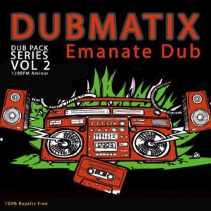 Reggae-loops「Dub Pack Series Vol 2 – Emanate Dub」重低音サブベースとパーカッション主体のステッパーズを即構築できる！120BPM対応モダン・ダブ／ダウンテンポ向け大容量サンプルパック｜DTMプラグインセール