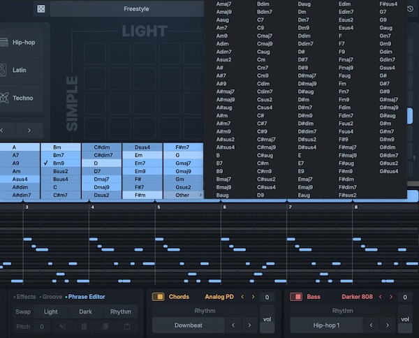 EVAbeat「Melody Sauce 3」約1,000パターンのコード進行と300以上の内蔵サウンドを搭載！ジャンル別コード生成・ベース連動・MIDI解析対応まで備えた次世代メロディ制作ツール｜DTMプラグインセール