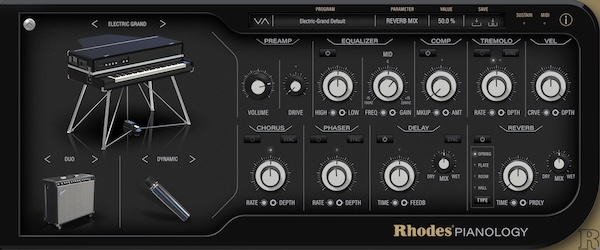 Rhodes「Pianology」アメリカン・コンサートグランド／日本のアコースティック・アップライト／日本のヴィンテージ・エレクトリックグランド——“滅多に弾けない3台”を指先に呼ぶピアノ音源｜DTMプラグインセール