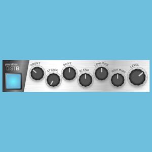 yimrakhee「DISTB」歪ませる前から音を作り込むという発想！アタックを残しながら倍音で唸らせる、モダンメタル対応ベースディストーション｜DTMプラグインセール