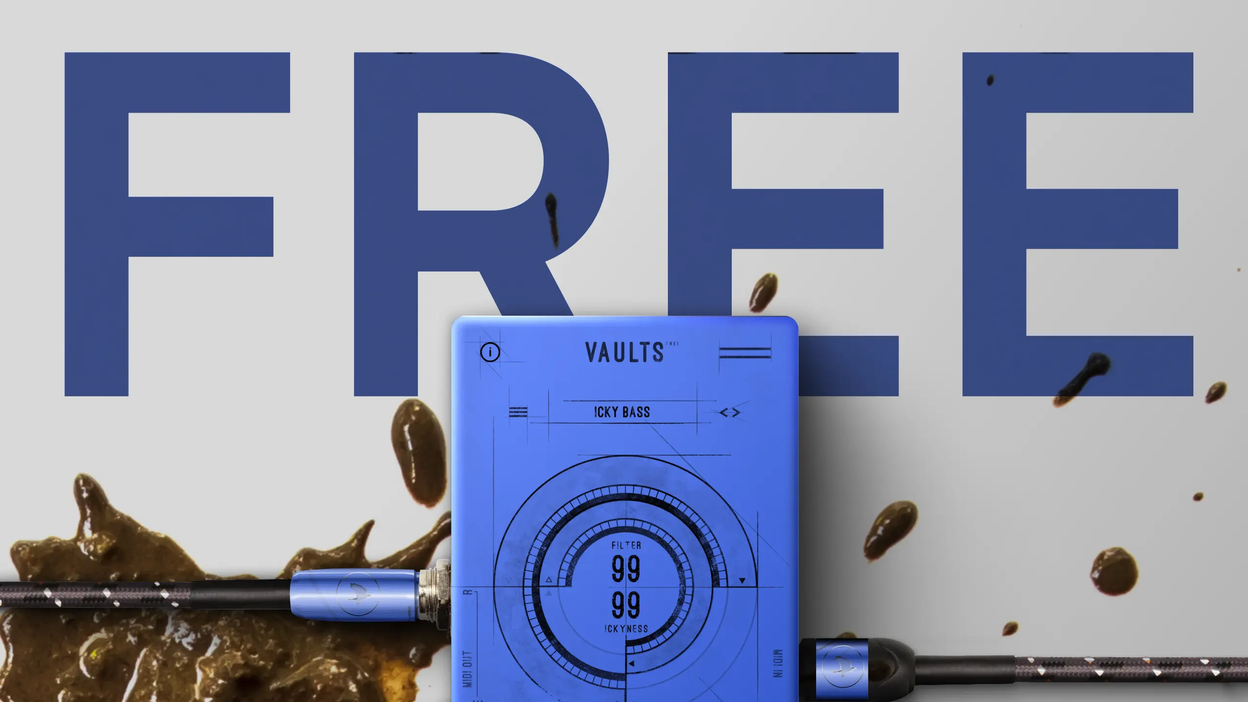 The Crow Hill Company「Vaults,Icky Bass」温かくパーカッシブなエレピ低音が、モンスター級の歪みへと変貌！サブオクターブと唸る歪みで主役を奪う、攻撃的ベース音源｜DTMプラグインセール