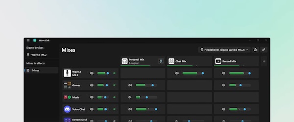 Elgato「Wave Link 3.0」ゲーム音・Discord・BGMを思い通りに分ける!安定した配信音質を実現する、配信特化型オーディオ司令塔|DTMプラグインセール