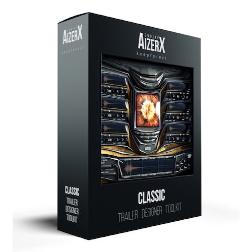 Keepforest 「AizerX - Classic Trailer Toolkit」スマートランダムで唯一無二のヒット/ウーシュ/ライザーを量産し、XYパッド＆多彩FXで深く作り込める“王道トレーラー音作り”総合ツール｜DTMプラグインセール