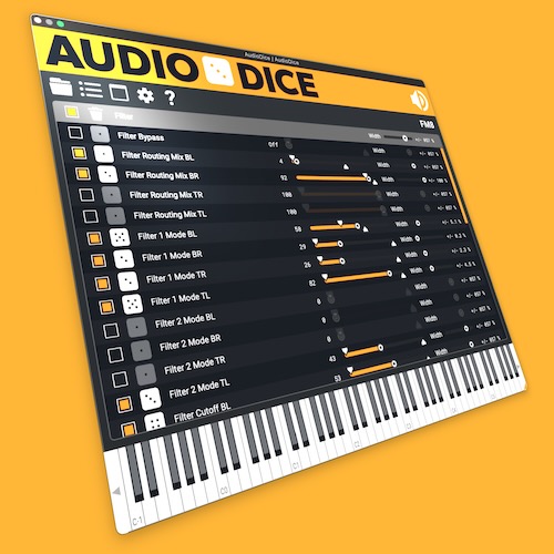 Sound Development「AudioDice」プラグインのパラメータを自在にランダマイズし、偶然をコントロールして新しいサウンドを生み出すクリエイティブVSTホスト｜DTMプラグインセール