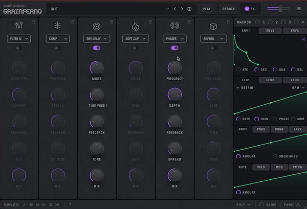 Baby Audio「Grainferno」サンプルを“微粒子化→再合成”して雲状パッドからデジタルノイズまで作る、次世代グラニュラー・インストゥルメント｜DTMプラグインセール