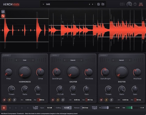 Rankin Audio「Henchman」キックも808も“重くて前に出る”に！低域専用サチュで小さいスピーカーでも残る重量感を作り、最後はリミッターで崩さず押し込むマルチバンドFX｜DTMプラグインセール