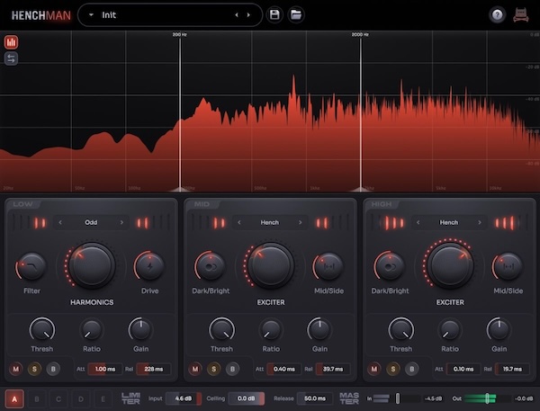 Rankin Audio「Henchman」キックも808も“重くて前に出る”に！低域専用サチュで小さいスピーカーでも残る重量感を作り、最後はリミッターで崩さず押し込むマルチバンドFX｜DTMプラグインセール