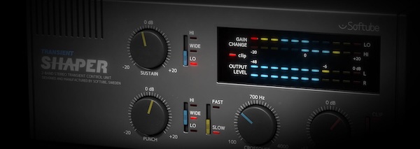 Softube「Transient Shaper」デュアルバンドで“低域/高域だけ”を別々にパンチ＆サステイン調整できるから、音のサイズと定位を崩さず仕上げられるトランジェント系プラグイン｜DTMプラグインセール