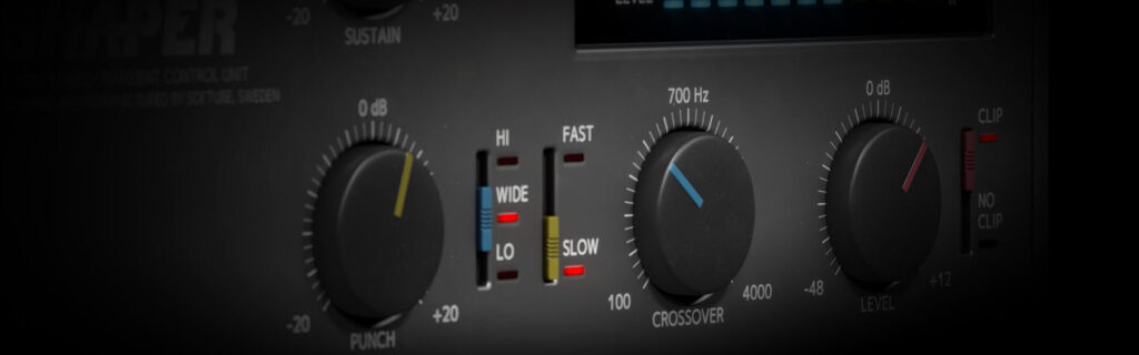 Softube「Transient Shaper」デュアルバンドで“低域/高域だけ”を別々にパンチ＆サステイン調整できるから、音のサイズと定位を崩さず仕上げられるトランジェント系プラグイン｜DTMプラグインセール