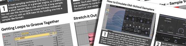 Loopcloud「100 Music Production Tips to Enhance Your Tracks」サンプリング・ドラム・ベース・ボーカル処理まで網羅した音楽制作実践ガイド｜DTMプラグインセール