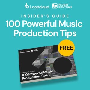 Loopcloud「100 Music Production Tips to Enhance Your Tracks」サンプリング・ドラム・ベース・ボーカル処理まで網羅した音楽制作実践ガイド｜DTMプラグインセール
