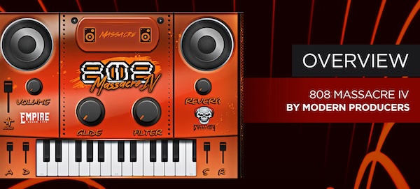 Modern Producers「808 Massacre IV VST」Trap／Drillの完成度は808で決まる！80種類の即戦力プリセットと豊富な素材を収録したサブベース音源｜DTMプラグインセール