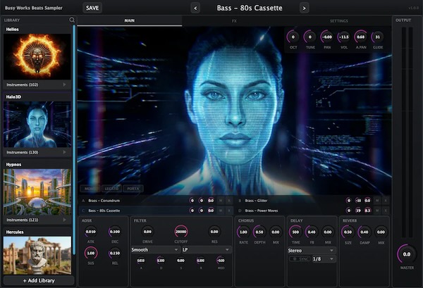 Busy Works Beats「Busy Works Beats Sampler」サウンドライブラリを追加して進化する新世代サンプラー｜DTMプラグインセール