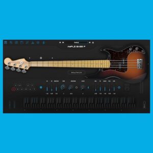Ample Sound「Ample Bass P」Fender Precision Bassの“パンチある定番低音”を13奏法＋高度レガートでリアル再現し、Riffer 4＆AMP/FX内蔵で完結するバーチャルベース音源｜DTMプラグインセール