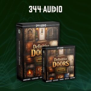 344 SFX「Definitive Doors」木製・中世・現代住宅・家電まで完全網羅！開閉やスラム、きしみ音まで揃ったドア専用サウンドライブラリ｜DTMプラグインセール
