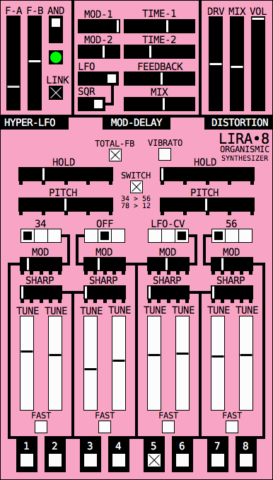 Mike Moreno DSP「LIRA•8」8ボイス構造×FMシンセシス×発振可能デュアルディレイで生まれる、有機的ドローンサウンド！制御するのではなく“対話する”シンセサイザー｜DTMプラグインセール