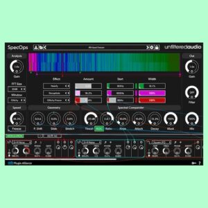 Plugin Alliance「Unfiltered Audio SpecOps」音を整える〜粉砕するまで1本で！36種スペクトラルFX＋3段同時処理＋周波数ビン個別圧縮“Spectral Compander”搭載の多機能FX｜DTMプラグインセール