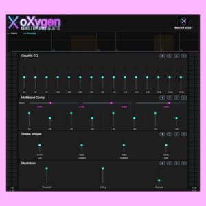 Wamphyre「oXygen Mastering Suite」最大60秒の自動解析でミックスを読み解き、EQ・コンプ・ステレオ幅・ラウドネスまで一気に提案する、耳で仕上げる実践型マスタリングスイート｜DTMプラグインセール