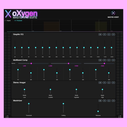 Wamphyre「oXygen Mastering Suite」最大60秒の自動解析でミックスを読み解き、EQ・コンプ・ステレオ幅・ラウドネスまで一気に提案する、耳で仕上げる実践型マスタリングスイート｜DTMプラグインセール