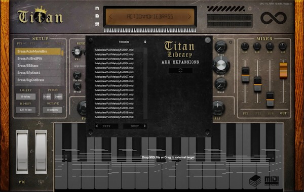 Analog Legends「Titan」40GB超の大容量サンプルと4レイヤーエンジンを搭載、作曲から音作りまで完結する総合型バーチャル音源｜DTMプラグインセール
