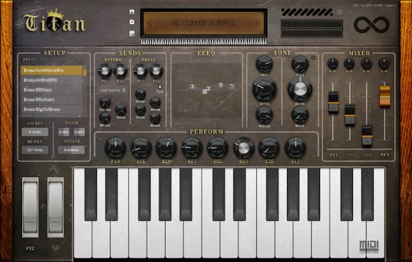 Analog Legends「Titan」40GB超の大容量サンプルと4レイヤーエンジンを搭載、作曲から音作りまで完結する総合型バーチャル音源｜DTMプラグインセール