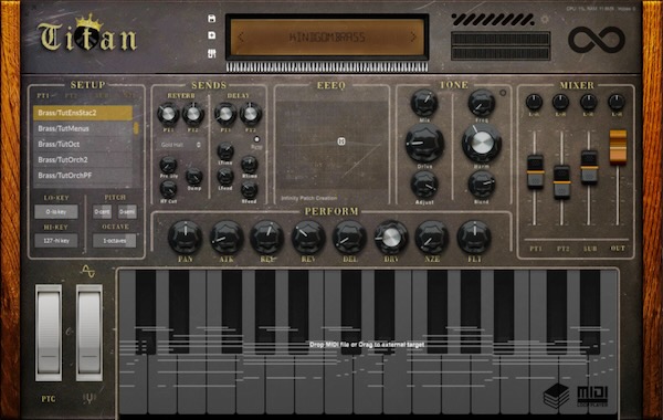 Analog Legends「Titan」40GB超の大容量サンプルと4レイヤーエンジンを搭載、作曲から音作りまで完結する総合型バーチャル音源｜DTMプラグインセール