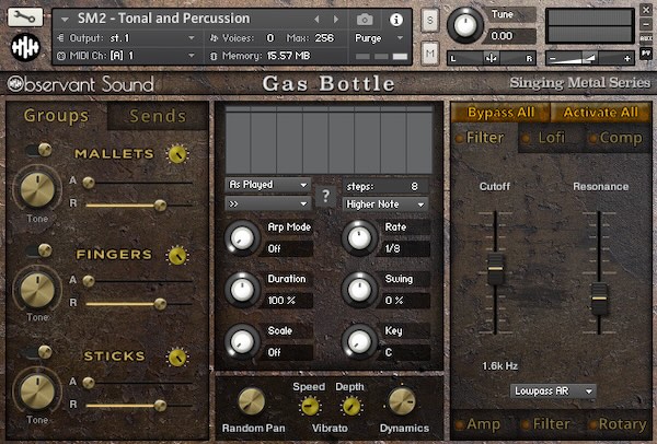 Observant Sound「Singing Metal Bundle」瞑想的に広がるスチール倍音と荒々しいガスボトルヒットを一括収録、楽曲の空気を塗り替えるメタリック特化音源｜DTMプラグインセール