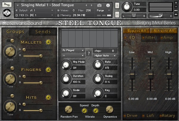 Observant Sound「Singing Metal Bundle」瞑想的に広がるスチール倍音と荒々しいガスボトルヒットを一括収録、楽曲の空気を塗り替えるメタリック特化音源｜DTMプラグインセール