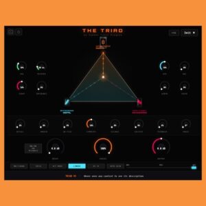 Carbon Fiber「Triad」アナログ・デジタル・ウェーブシェイパーの3系統を三角形XYパッドで自在にブレンドし、歪みそのものを設計できる次世代ディストーション｜DTMプラグインセール