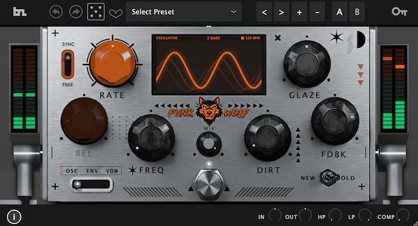BeatSkillz「FunkWolf」ヴィンテージ・フェイザー×母音モーフで“喋る”質感まで作れる、OSC/ENV/Vowelの3モード搭載モジュレーションFX｜DTMプラグインセール