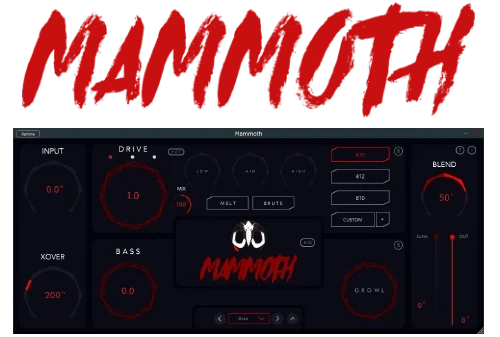 Aurora DSP「Mammoth - The Monumental Bass Plugin」低域を壊さずに歪ませたい人へ!低域とアタックを同時にコントロールできるパラレル構造ベースプラグイン