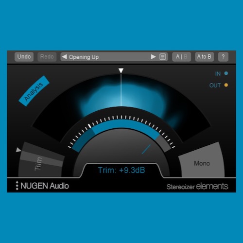 NUGEN Audio「Stereoizer Elements」モノラル音源を自然なステレオへ！ワンノブ操作で空間を整える実用派ステレオ拡張プラグイン｜DTMプラグインセール