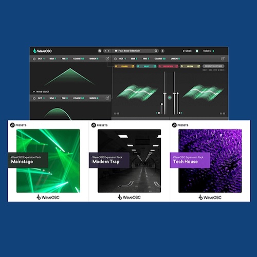 Plugin Boutique「WaveOsc + Expansion Bundle」300以上の即戦力プリセットとジャンル別拡張を搭載！アナログ質感とウェーブテーブルを融合した実践型ハイブリッドシンセ｜DTMプラグインセール
