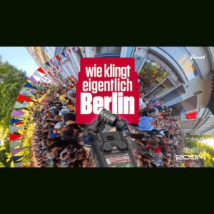Beat × Zoom「Wie klingt eigentlich Berlin? Dein gratis Sample-Pack – powered by Zoom」12時間・22kmを歩いて収録！ベルリンの地下鉄、路面電車、運河の水音まで網羅した4GBのリアル都市サンプルパック｜DTMプラグインセール