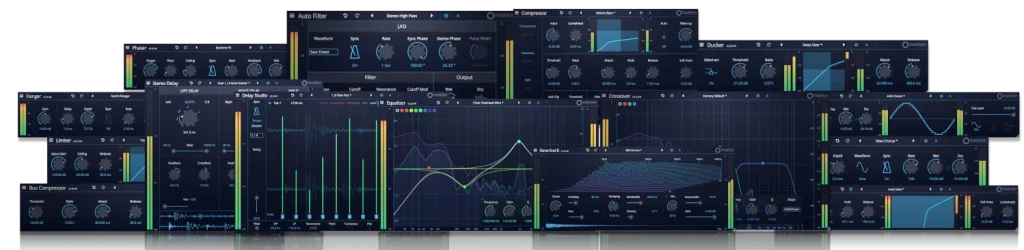 Tracktion「DAW Essentials Collection」ミックスからサウンドデザインまで対応!EQ・コンプ・リバーブなど制作の基礎を一式そろえられる実用派エフェクトバンドル|DTMプラグインセール