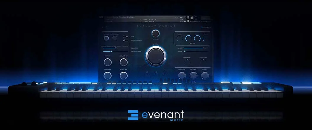 Evenant「EVENANT ENGINE」生楽器サンプリングとアナログシンセを融合!映画トレーラー級サウンドを瞬時に生み出す、50以上のシネマティック音色を収録したKontakt音源|DTMプラグインセール