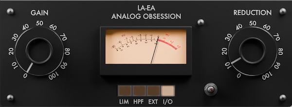 Analog Obsession「LAEA」シンプルな2ノブ設計で自然な圧縮を実現するソリッドステート・オプティカルコンプレッサー|DTMプラグインセール