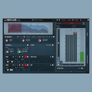 MeldaProduction「MBitFunMB」6バンド独立で歪みを帯域別に設計！低域は重く、中高域だけ荒く…みたいな“狙い撃ちビット破壊”ができる6バンド・マルチビットクラッシャー｜DTMプラグインセール