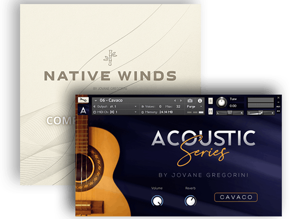 GSamples「Native Winds & Cavaco Bundle」民族フルート7種とブラジリアン小型弦楽器を収録し、自然なブレスノイズやリアルなアーティキュレーションまで再現した本格ワールド音源バンドル|DTMプラグインセール