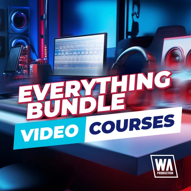 W. A. Production「Everything Bundle Video Courses」87本の動画で基礎から応用まで完全網羅！音楽制作・サウンドデザイン・ミックスを体系的に学べる総合トレーニングバンドル｜DTMプラグインセール