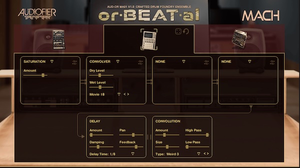 Audiofier「OrBEATal Mach」クラシックな808や909といった名機ドラムマシンを大胆に再構築し、3レイヤー構造と3D空間設計によって映画級の迫力と奥行きを実現するシネマティック・パーカッション音源|DTMプラグインセール