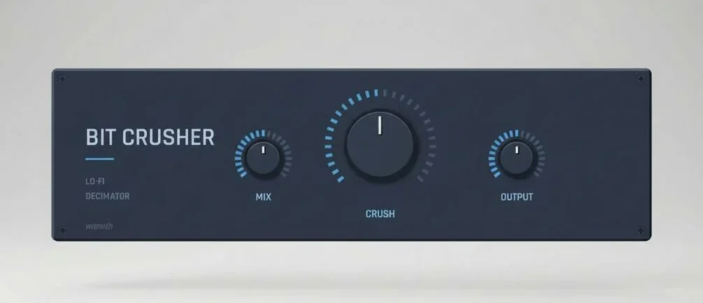 Warmth「Bit Crusher – Bitcrush VST」16bitから2bitまで自在に削り、音をローファイに変貌させるビットクラッシャー｜DTMプラグインセール
