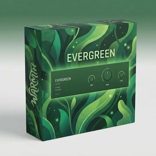 「Evergreen - Free Dynamic Overdrive VST」弱く弾けばクリーン、強く弾けば太く歪む！演奏ニュアンスを活かす、表情重視のダイナミック・オーバードライブ｜DTMプラグインセール