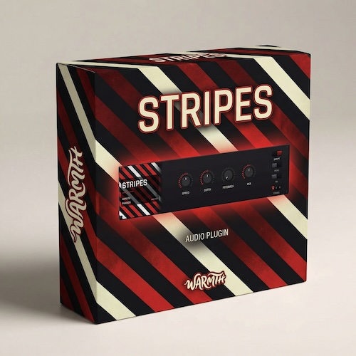 Warmth「Stripes - Free Phaser VST」4・6・8ステージ切替とScript／Blockモード搭載！MXR Phase 90にインスパイアされたクラシックアナログフェイザー｜DTMプラグインセール
